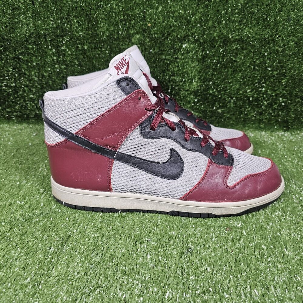 Nike Dunk Premium High Red 2004 Sneakers 306968 601‎ Mens Size US 13